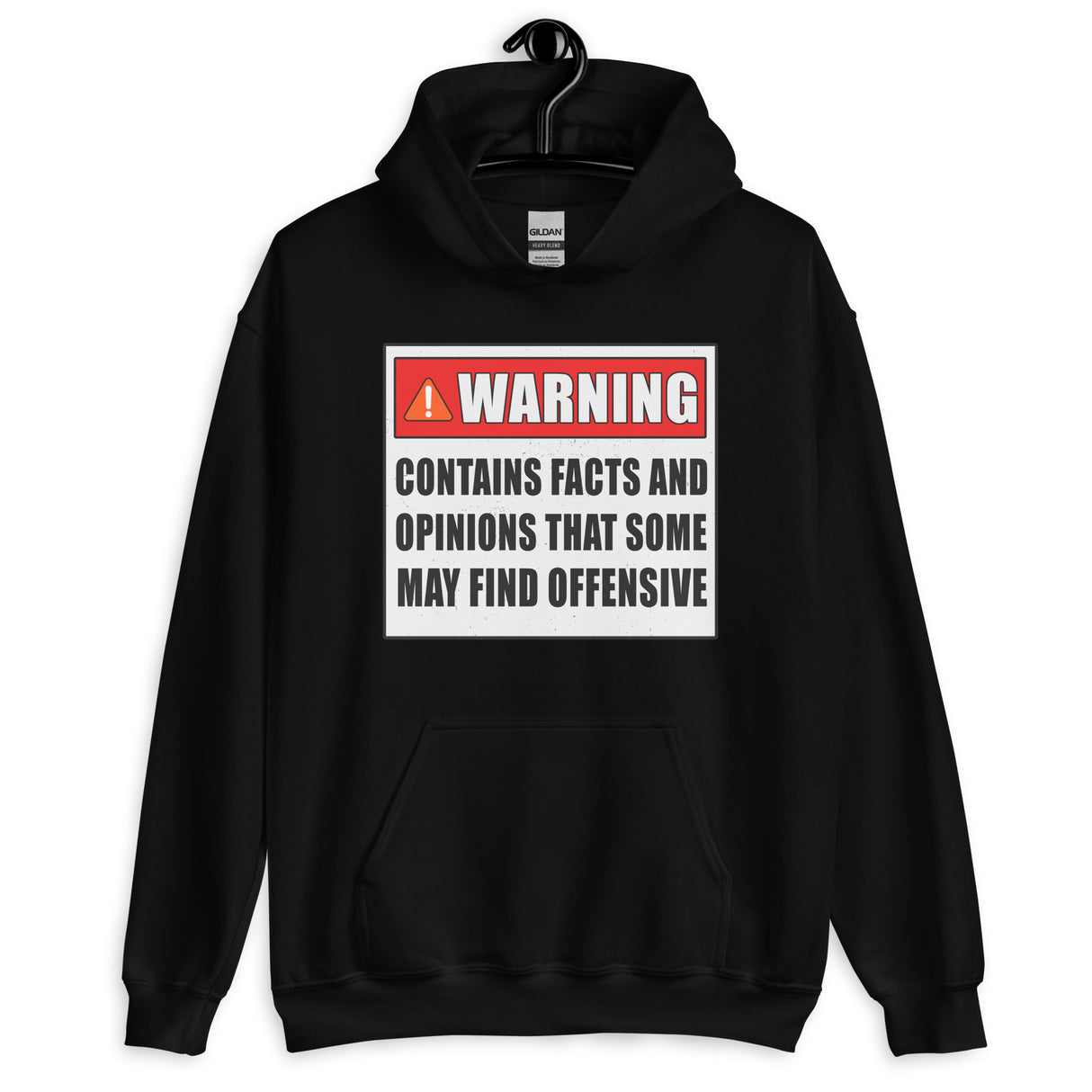 Warning Contains Facts That Some May Find Offensive Hoodie - Libertarian Country