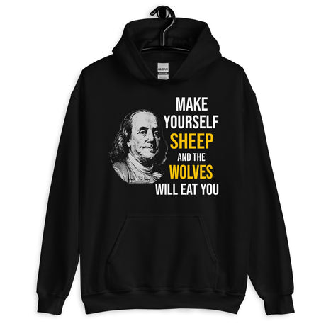 Ben Franklin Sheep and Wolves Hoodie