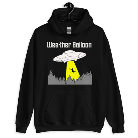 Weather Balloon Alien Hoodie by Libertarian Country