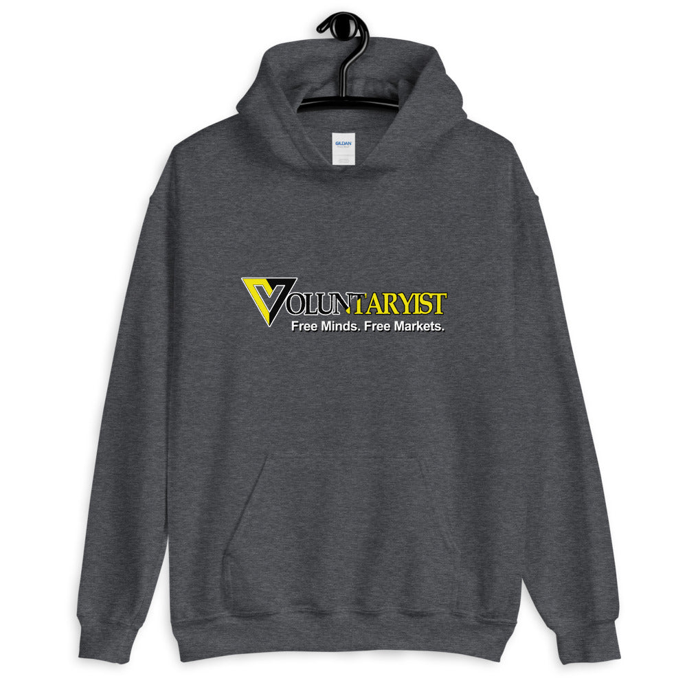 Voluntaryist Free Minds Free Markets Hoodie - Libertarian Country