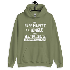 The Free Market Jungle Hoodie - Libertarian Country