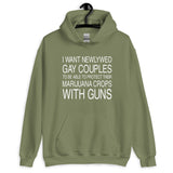 Newlywed Gay Couples Hoodie - Libertarian Country