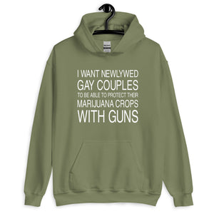 Newlywed Gay Couples Hoodie - Libertarian Country