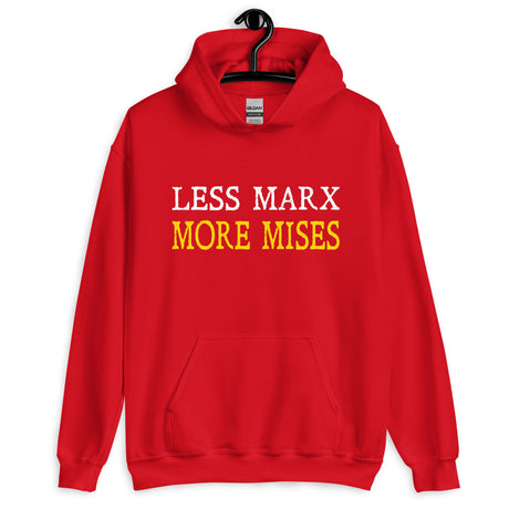 Less Marx More Mises Hoodie - Libertarian Country