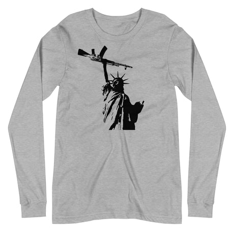 Statue of Liberty AK-47 Long Sleeve Shirt - Libertarian Country