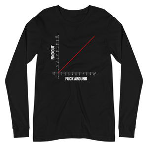 Fuck Around Find Out Graph Premium Long Sleeve Shirt - Libertarian Country