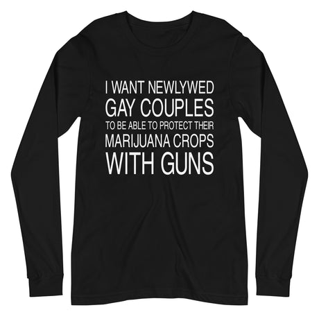 Newlywed Gay Couples Long Sleeve Shirt - Libertarian Country