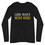 Less Marx More Mises Premium Long Sleeve Shirt