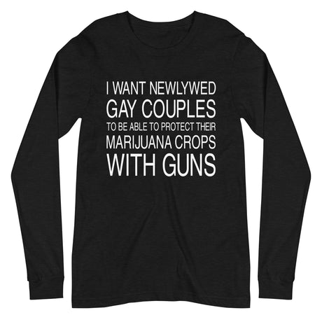 Newlywed Gay Couples Long Sleeve Shirt