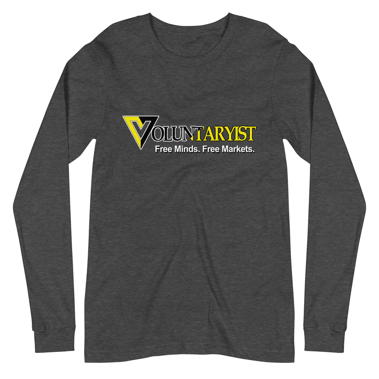 Voluntaryist Free Minds Free Markets Premium Long Sleeve Shirt - Libertarian Country