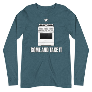 Come and Take it Gas Stove Premium Long Sleeve Shirt - Libertarian Country