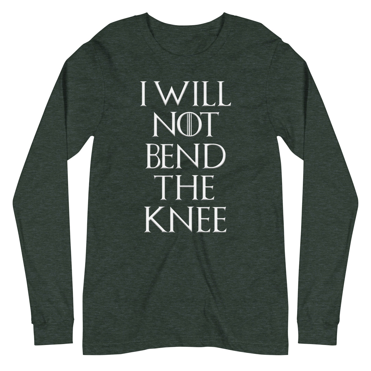I Will Not Bend The Knee Premium Long Sleeve Shirt