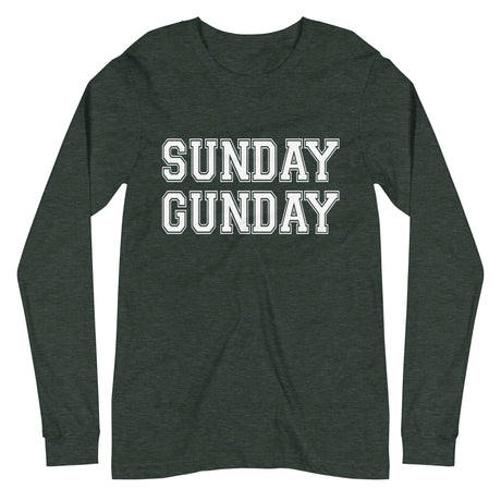 Sunday Gunday Long Sleeve Shirt - Libertarian Country