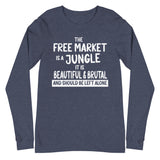 The Free Market Jungle Premium Long Sleeve Shirt - Libertarian Country