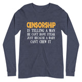 Censorship Steak Premium Long Sleeve Shirt - Libertarian Country