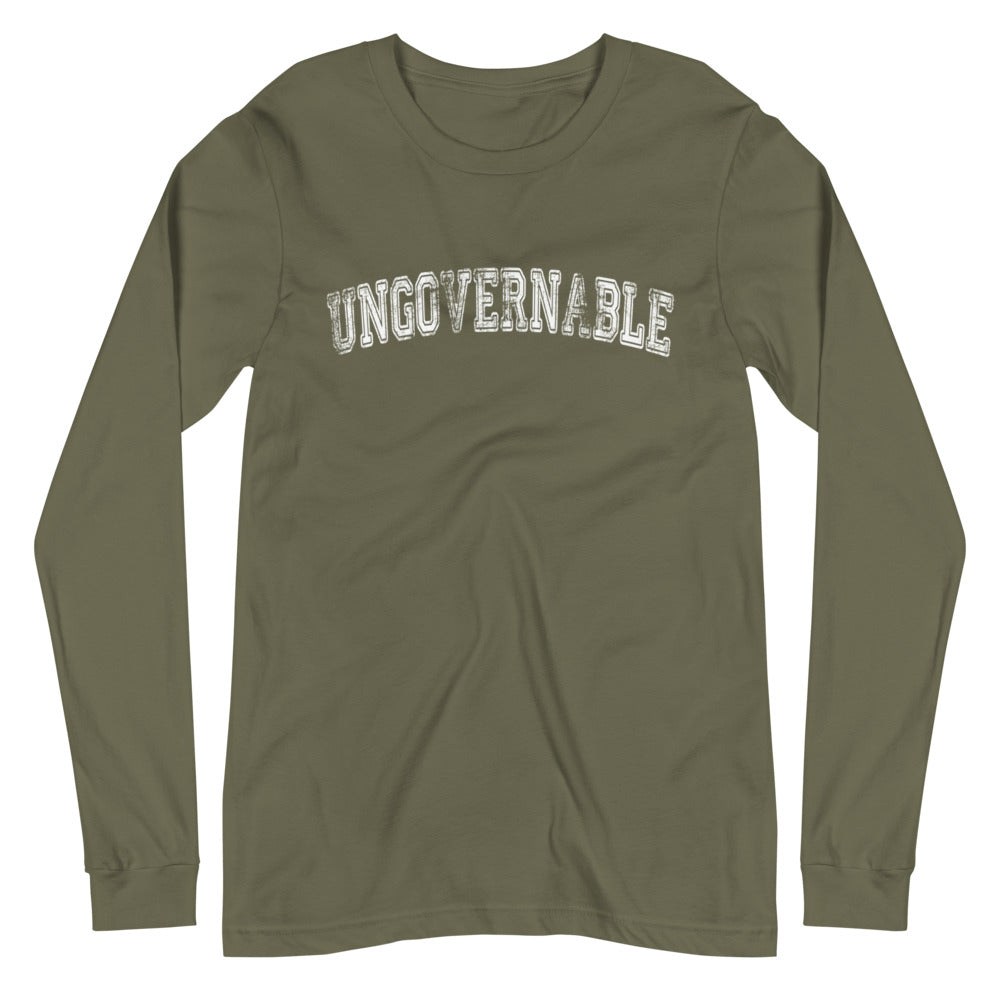 Ungovernable Premium Long Sleeve Shirt - Libertarian Country