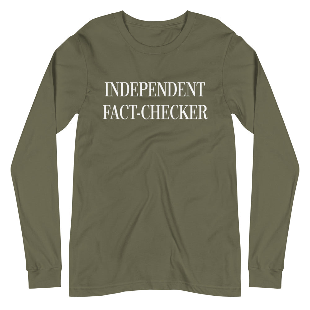 Independent Fact Checker Premium Long Sleeve Shirt - Libertarian Country