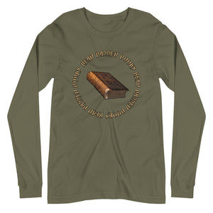 Read Banned Books Premium Long Sleeve Shirt - Libertarian Country