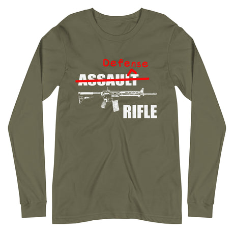 AR-15 Defense Rifle Long Sleeve Shirt - Libertarian Country