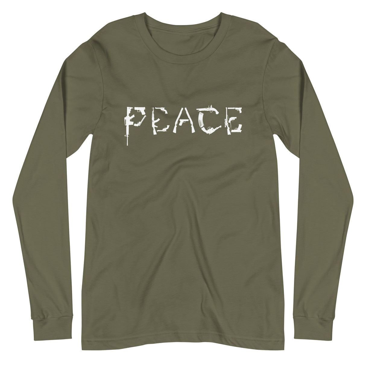 Peace Gun Long Sleeve Shirt - Libertarian Country