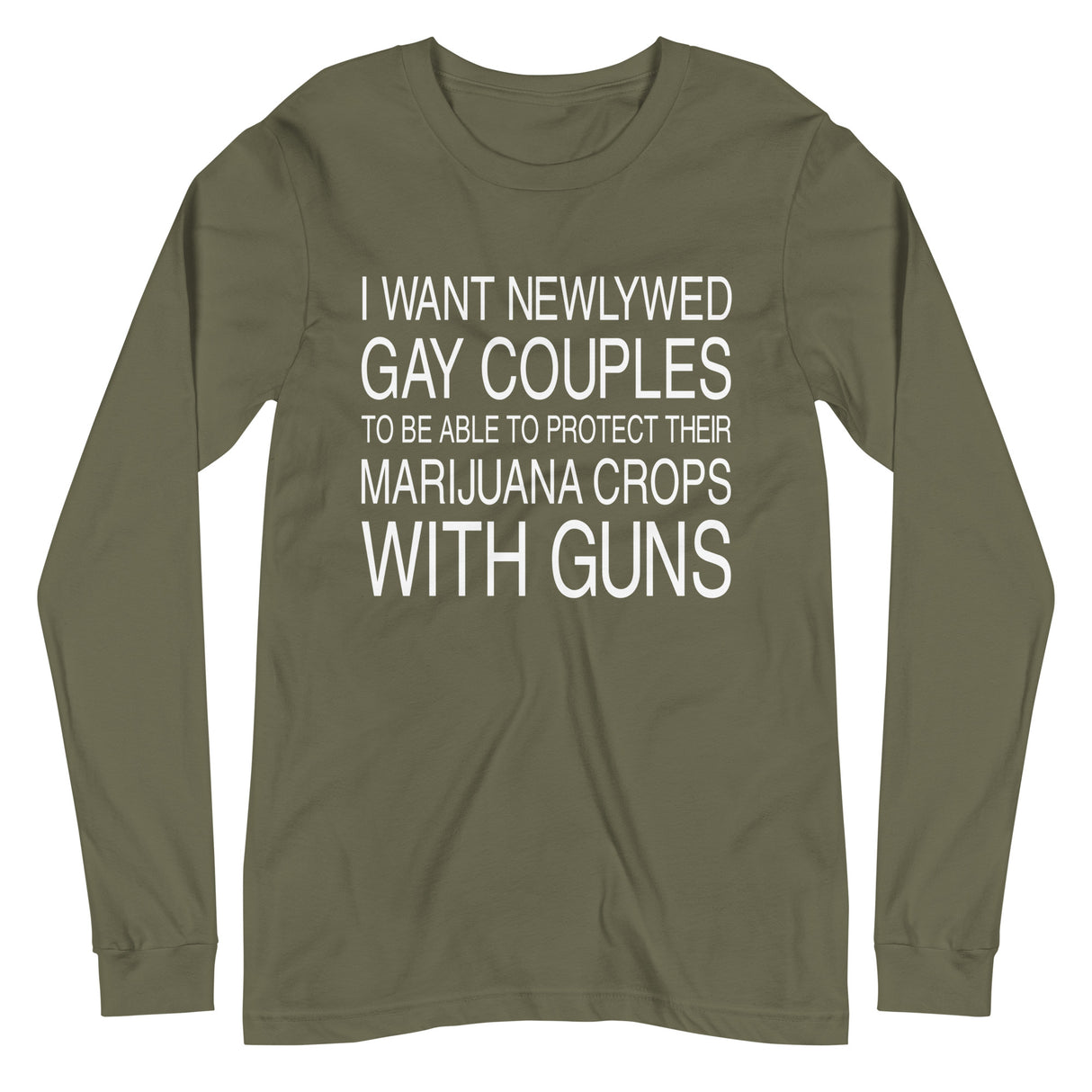 Newlywed Gay Couples Long Sleeve Shirt - Libertarian Country
