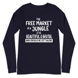 The Free Market Jungle Premium Long Sleeve Shirt - Libertarian Country