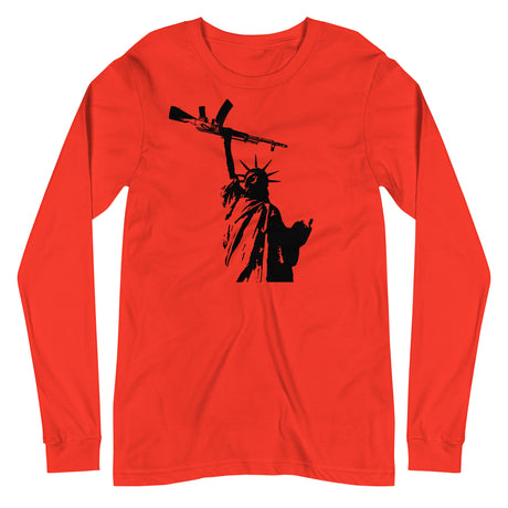 Statue of Liberty AK-47 Long Sleeve Shirt - Libertarian Country