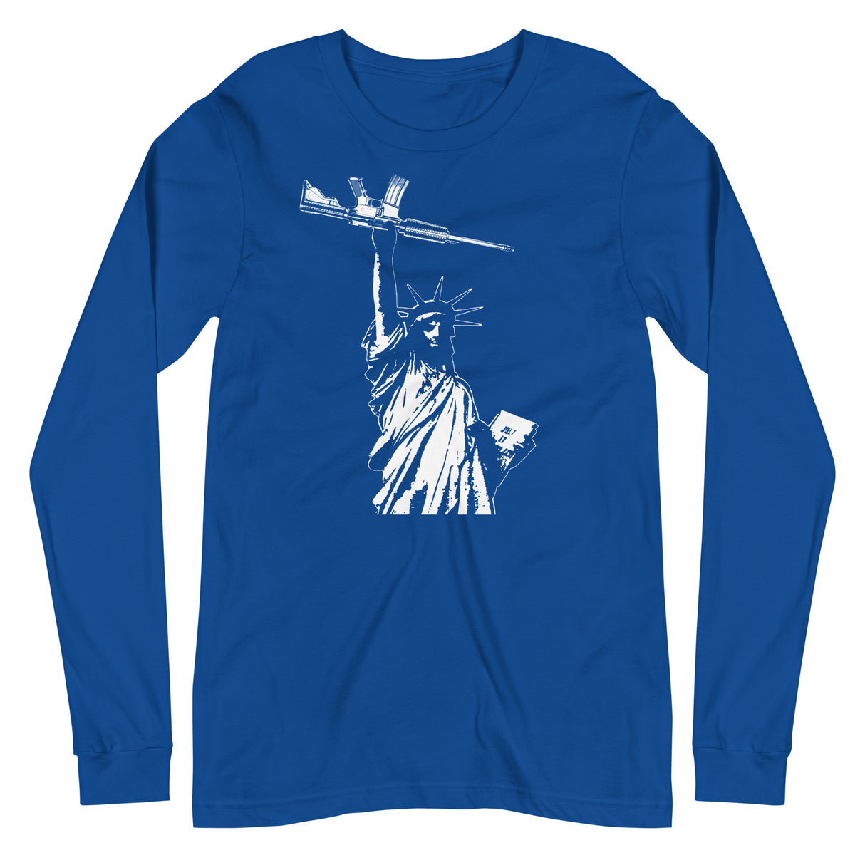 Statue of Liberty AR-15 Long Sleeve Shirt - Libertarian Country