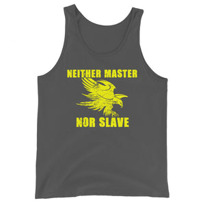 Neither Master Nor Slave Premium Tank Top - Libertarian Country