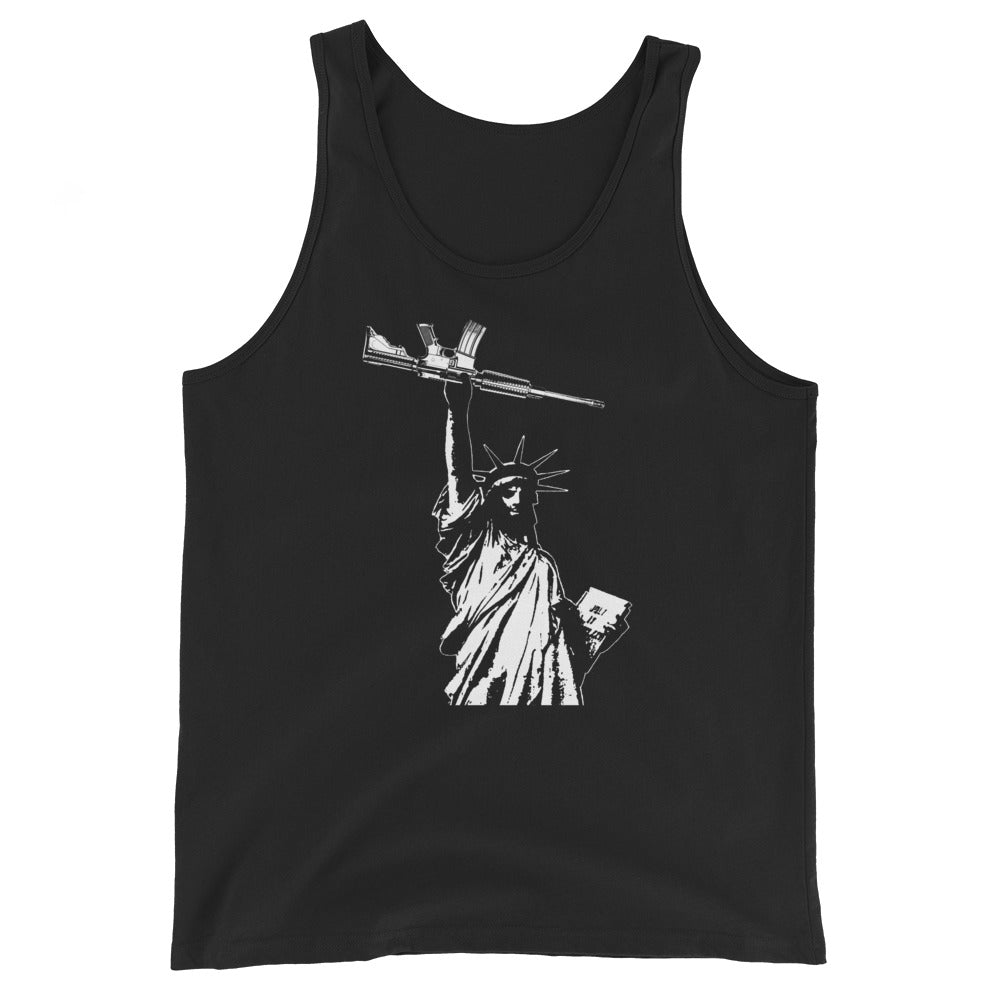 Statue of Liberty AR 15 Premium Tank Top by Libertarian Country