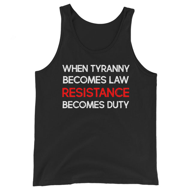 Resistance Becomes Duty Premium Tank Top - Libertarian Country