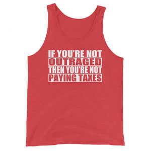 Taxes Outraged Premium Tank Top - Libertarian Country