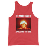 Democracy Spreading the Love Premium Tank Top - Libertarian Country