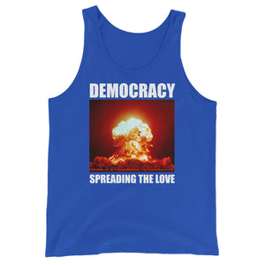 Democracy Spreading the Love Premium Tank Top - Libertarian Country