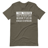 I Think Therefore I Reject The Duopoly Shirt - Libertarian Country