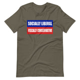 Socially Liberal Fiscally Conservative Shirt - Libertarian Country
