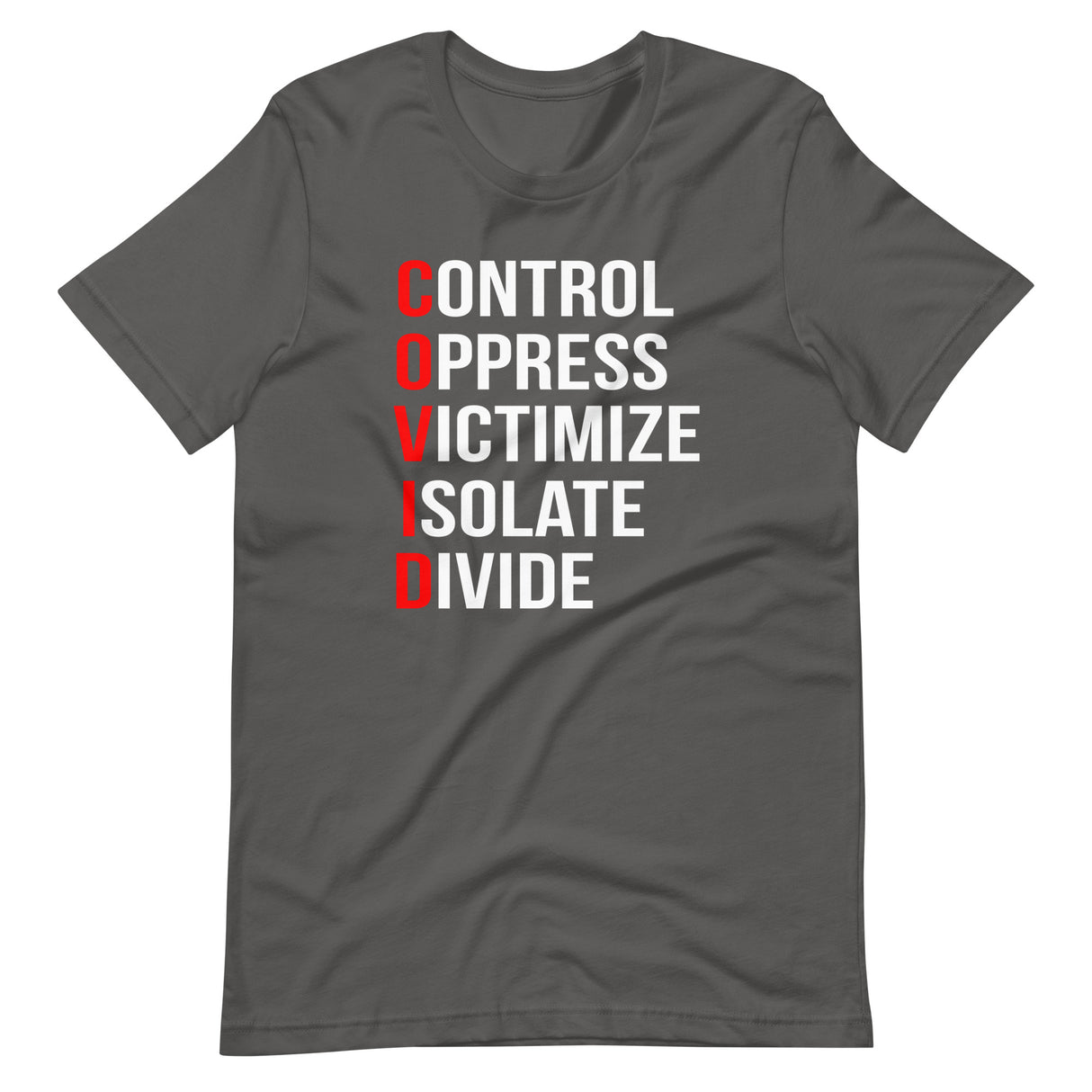 Control Oppress Victimize Isolate Divide Shirt - Libertarian Country