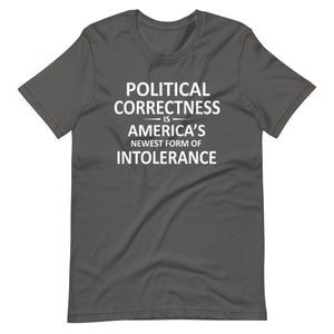 Political Correctness Intolerance Shirt - Libertarian Country
