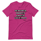 Camus Alibi of Tyrants Shirt - Libertarian Country