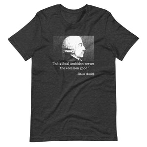 Adam Smith Individual Ambition Shirt - Libertarian Country