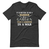 Warrior in a Garden Shirt - Libertarian Country