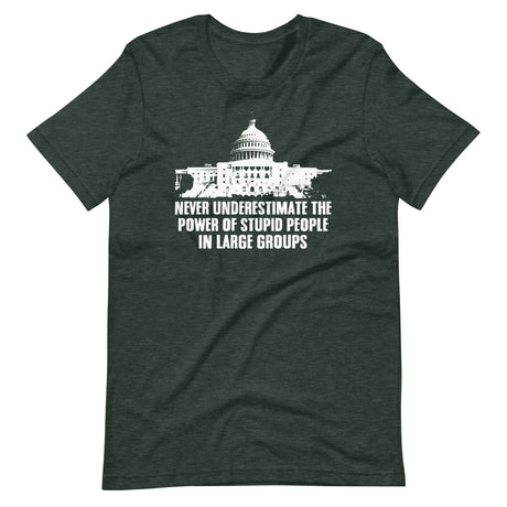 Stupid People in Large Groups Congress Shirt - Libertarian Country