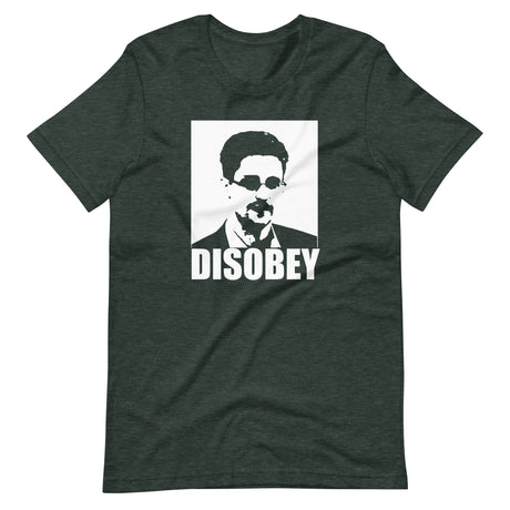 Edward Snowden Disobey Shirt - Libertarian Country