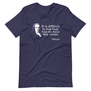 Voltaire Quote Shirt - Libertarian Country