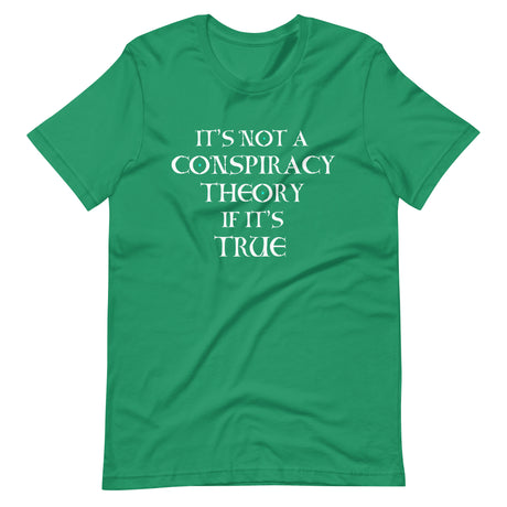 It's Not a Conspiracy Theory if it's True Shirt - Libertarian Country