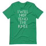 I Will Not Bend The Knee Shirt - Libertarian Country
