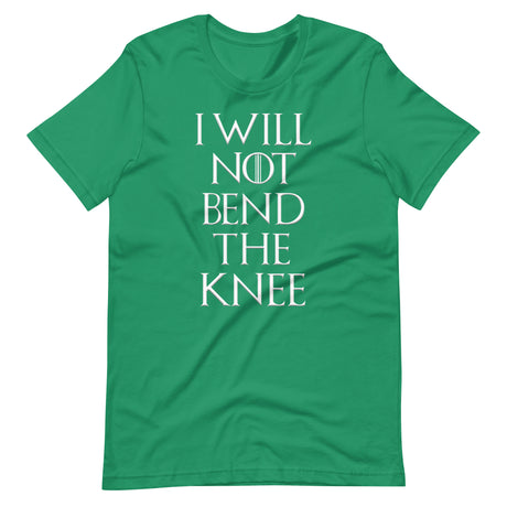 I Will Not Bend The Knee Shirt - Libertarian Country