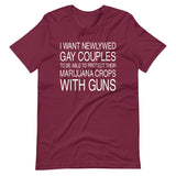 Newlywed Gay Couples Shirt - Libertarian Country