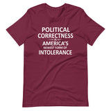 Political Correctness Intolerance Shirt - Libertarian Country
