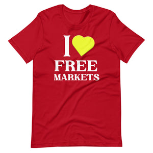 I Love Free Markets Shirt - Libertarian Country